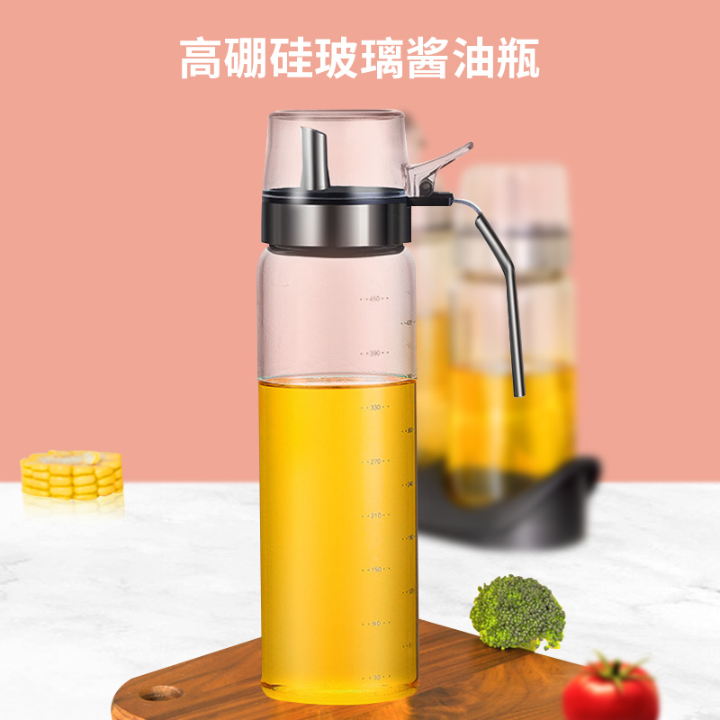 厨房玻璃防漏调味料油壶