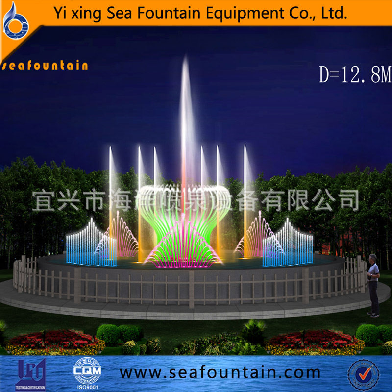 各类音乐程序控制喷泉设计制作与安装