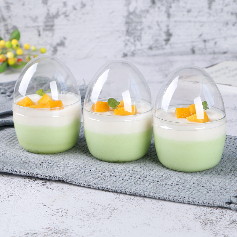 一次性慕斯杯鸡蛋杯透明加厚木糠