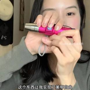 速干手持美甲灯迷你便携小型指甲油胶烤灯光疗一字不黑手 2024新款