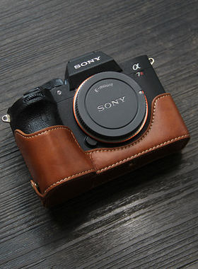 适用索尼A7R4相机套a9M2/A7M3/A9皮套a7M2/A7C/A7C2/a7cr皮套A6600/A6400/A6100/A6300/A6000/A5100底座