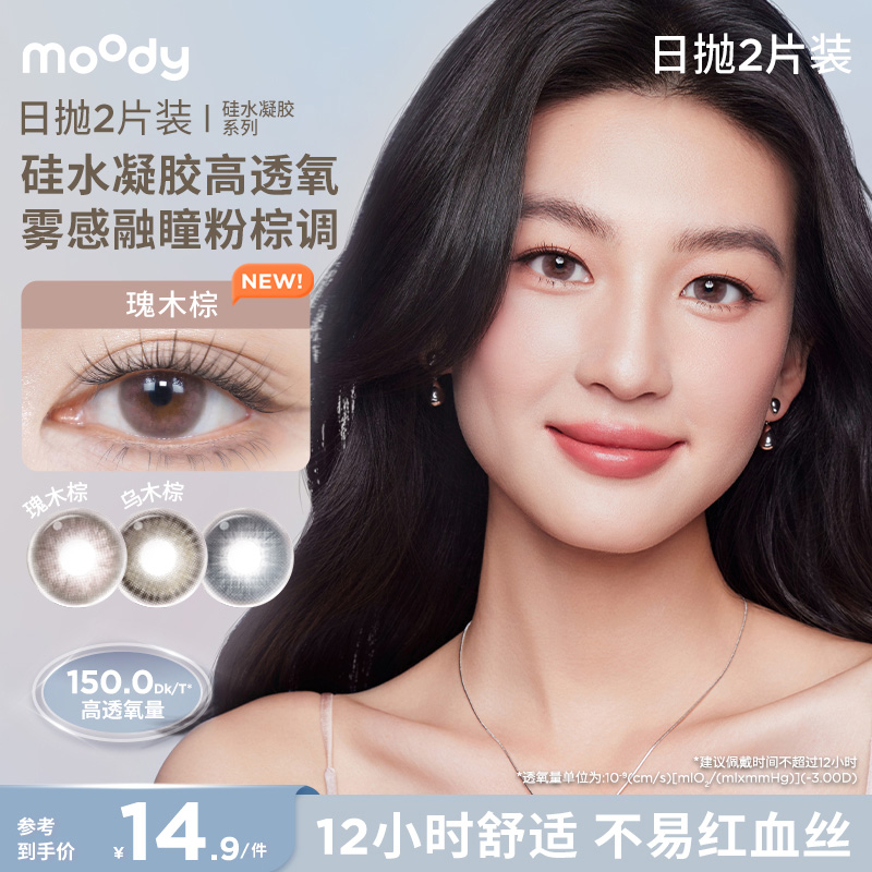 双眼度数不同请拍2盒