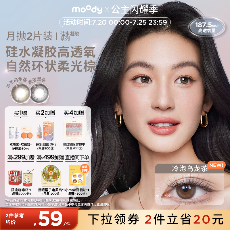 双眼度数不同请拍2盒