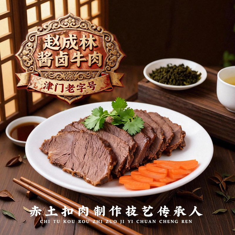 赵成林牛腱子酱牛肉风干牛肉开袋即食熟食方便菜速冻零食