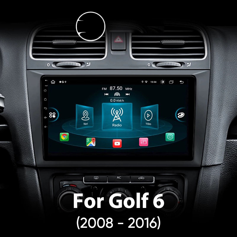适用于2008 10 12 14款大众高尔夫6速腾宝来Golf安卓中控车载导航