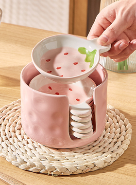 高颜值陶瓷蘸料碟家用餐桌火锅调料碟酱油碟醋碟可爱烤肉蘸酱碟子