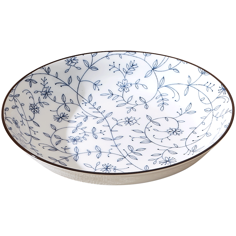 日式菜盘家用日式釉下彩碗碟