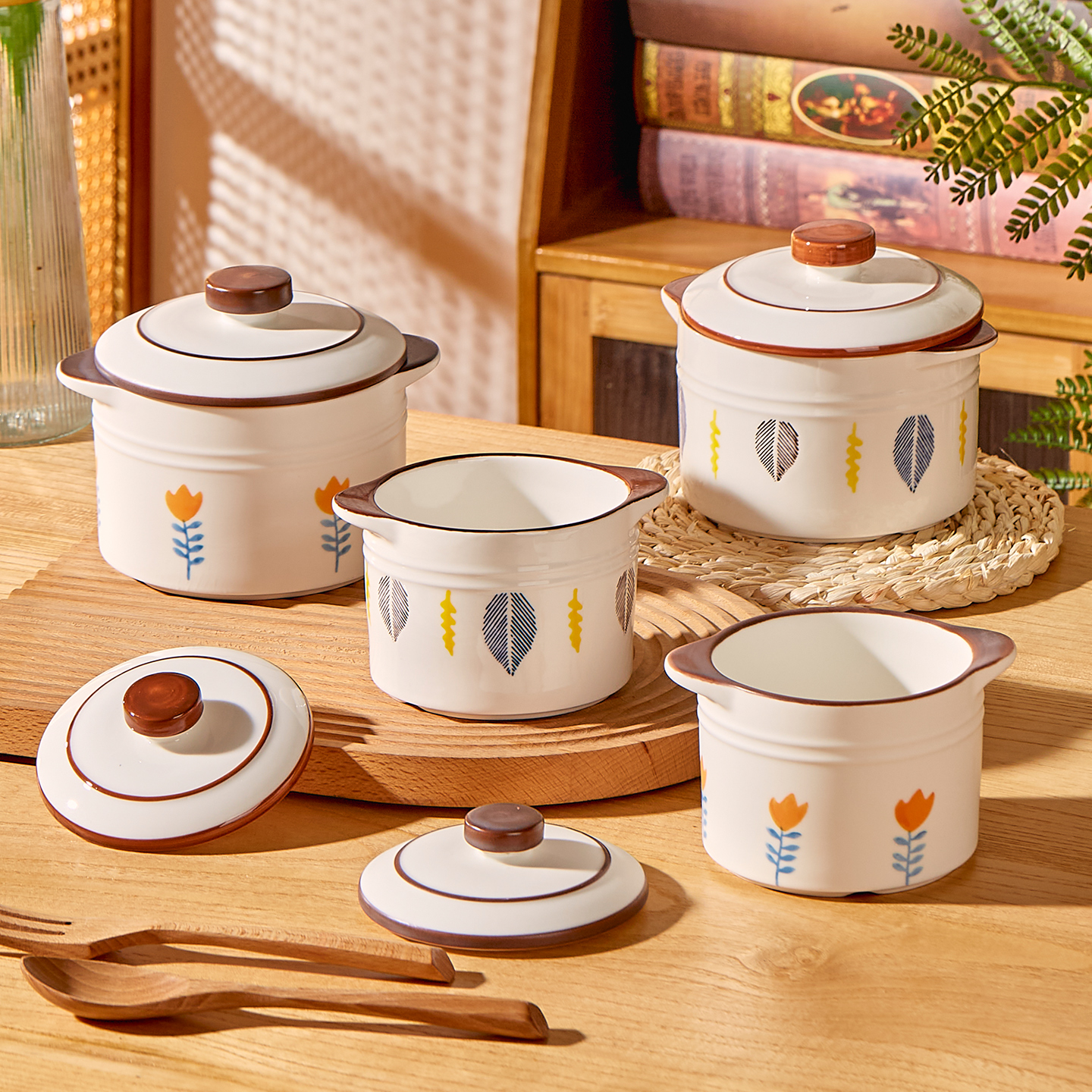 陶瓷炖盅蒸鸡蛋羹炖燕窝瓦罐汤