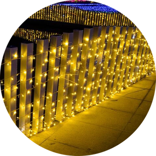 户外防雨水led小彩灯闪灯串灯满天星灯房间布置装饰灯公母插灯串