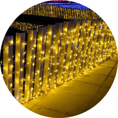 户外防水led闪灯串灯房间布置