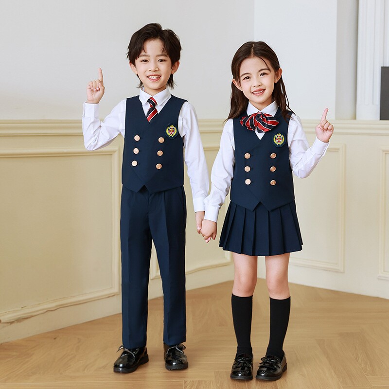 英伦风小学生校服园服春秋套装