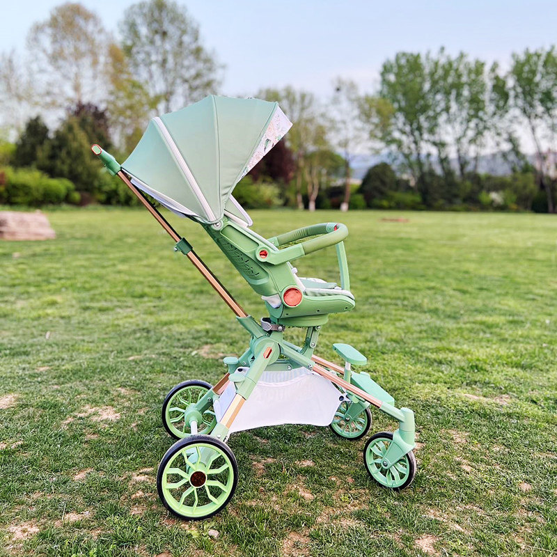 Hopkids遛娃神器婴儿推车轻便可折叠可坐可躺宝宝双向高景观溜娃