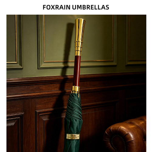 foxrain高颜值高端男士长柄雨伞