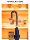 Foxrain英国覆古绅士无障碍豪华贵族伞实木弯柄长柄伞男士 大优雅