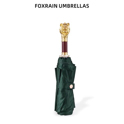 foxrain复古轻奢狮子头防晒伞