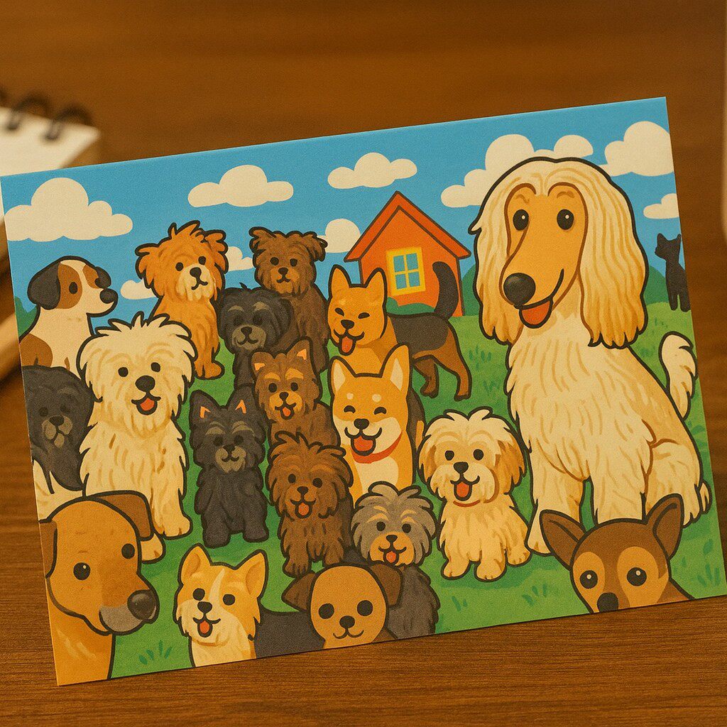 【纪念贺卡】原创杉杉阿姨郁雷鸣主题手绘卡详情页实发明信画.