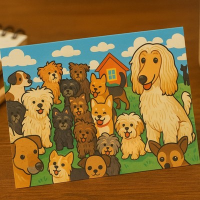 【纪念贺卡】原创杉杉阿姨郁雷鸣主题手绘卡详情页实发明信画.