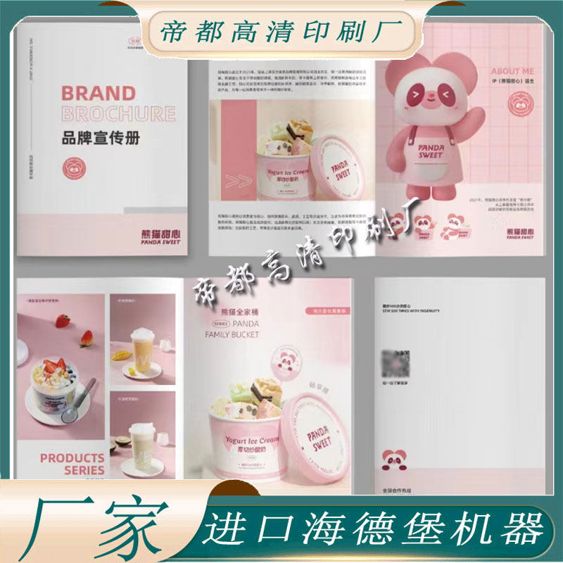 设计传单彩印标签产品说明书画册印刷企业宣传册产品说明书定制