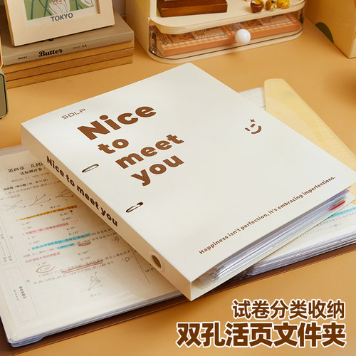 【不爆本！】D型双孔活页文件夹