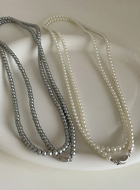施家珍珠项链2024新款