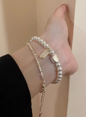 碎银子细手链女2025年新款潮高级感叠戴手饰轻奢小众精致手串