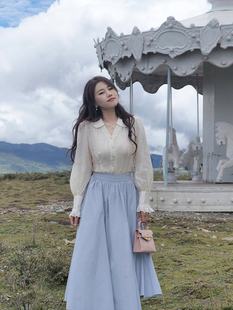 ERINA姨太太原创微胖 优雅通勤百搭A字 至简格调