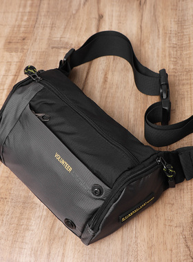 华朗迪尔男士斜挎包胸包男挎包男单肩包男户外手机包包运动腰包男