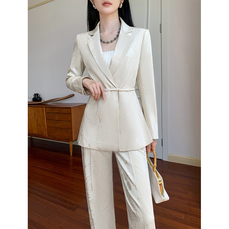 高端西装套装女2026新款秋冬季高级感职业正装休闲气质西服两件套