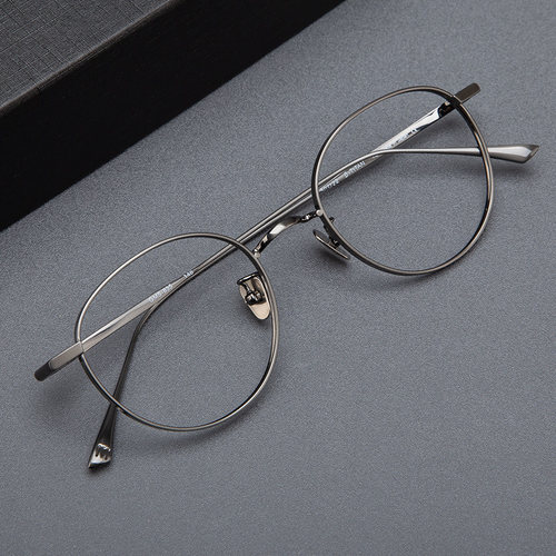 木川全框超轻纯钛眼镜框仅重9克