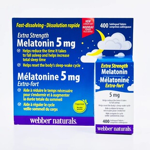 29年3月 加拿大伟博褪黑素Webber 睡眠宝松果体素5mg300粒