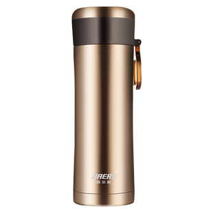 哈尔斯保温杯不锈钢304男士高档商务便携水杯定制刻字泡茶杯子女