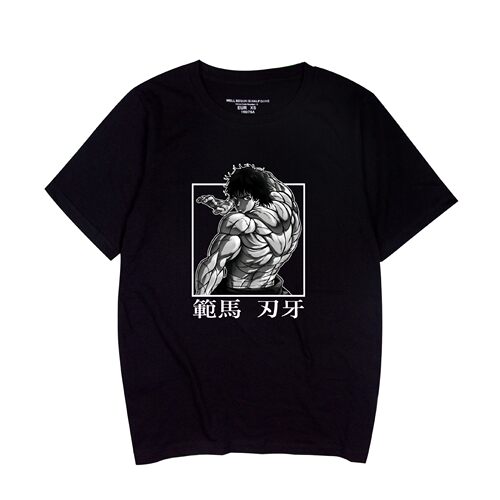 动漫新款 范马刃牙Baki the Grappler 时尚短袖周边印花男女T恤