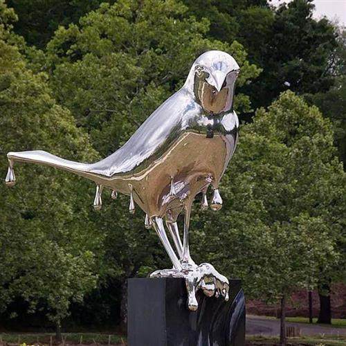 大型不锈钢雕塑景观雕塑户外抽象雕塑公园地产景区玻璃钢雕塑