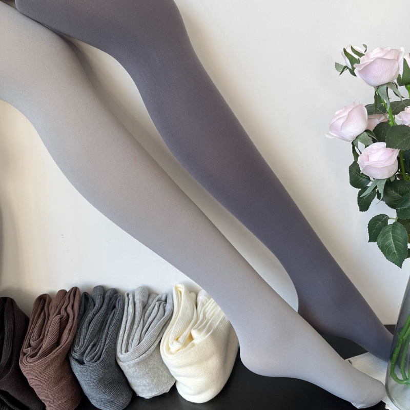 微压显瘦灰色丝袜女薄款防勾丝天