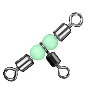 海钓八字环三叉转环连接器分叉器三通8字环路亚别针钓鱼T型连接环