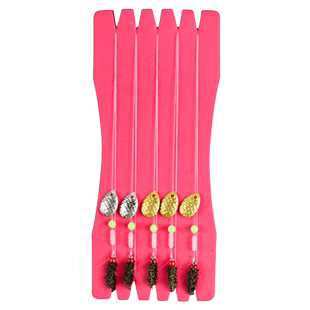 蓑羽蚂蚁毒蚊飞蝇钩套装微物路亚饵马口钓组白条蜜蜂瓜子亮片假饵