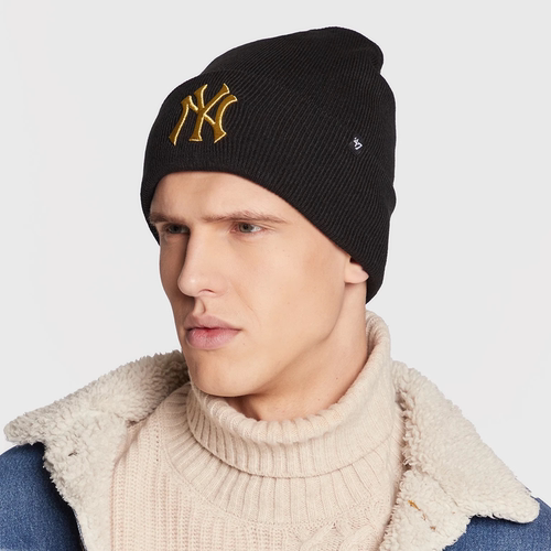 新款47Brand帽子MLB毛线帽NY洋基队刺绣针织帽保暖男女同款嘻哈帽
