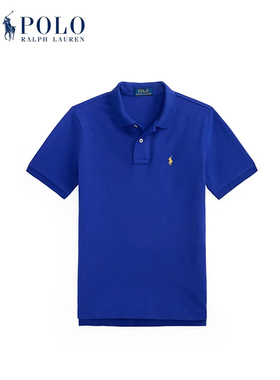 正品Ralph Lauren拉夫劳伦男女大童网眼棉透气RL短袖POLO衫小马标