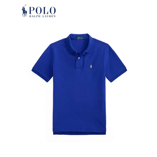 Ralph 小马标 Lauren拉夫劳伦男女大童网眼棉透气纯色RL短袖 POLO衫