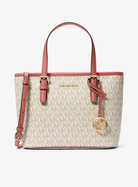 MICHAEL KORS正品MK女包 Jet Set老花菜篮子托特包单肩手提斜挎包