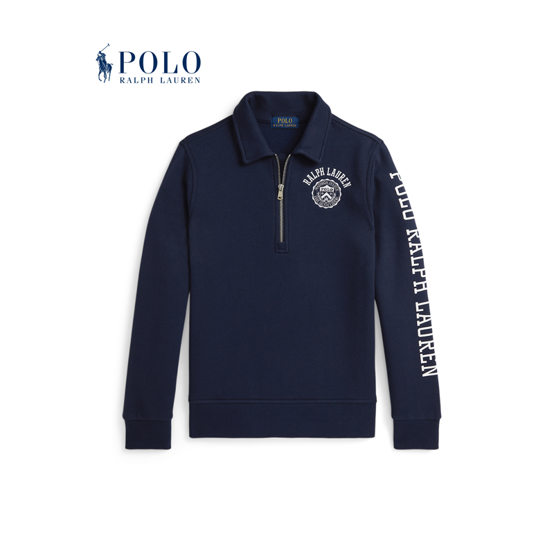 拉夫劳伦半拉链运动衫卫衣外套