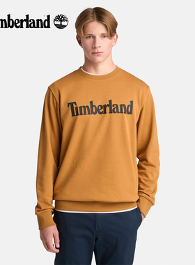 秋季新款TIMBERLAND添柏岚卫衣男女百搭休闲加绒长袖圆领套头衫