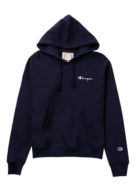 正品CHAMPION冠军Life刺绣加绒时尚百搭休闲连帽衫运动卫衣女外套