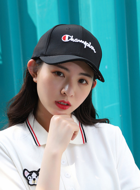 潮牌CHAMPION冠军男女情侣运动休闲棒球帽逛街旅游鸭舌帽遮阳防晒