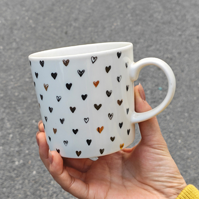 食魔师简约陶瓷马克杯尾货清仓处理猫咪杯咖啡杯办公室茶杯 420ML