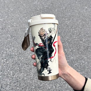 保温杯316不锈钢咖啡杯女车载水杯家用500ML 食魔师悟空高颜值男士