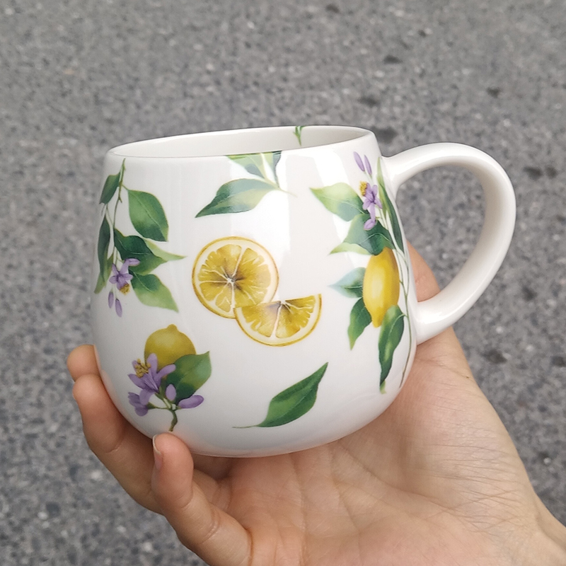 食魔师创意柠檬陶瓷马克杯