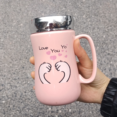 食魔师卡通镜面陶瓷马克杯