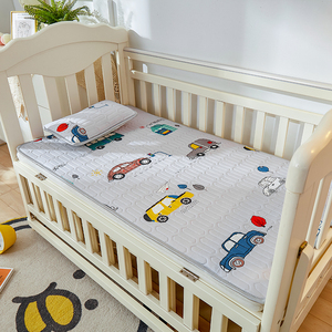 婴儿凉席儿童床乳胶凉席新生儿宝宝幼儿园冰丝透气软席夏季可定制