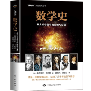 官方店包邮 数学史 美国数学家科学史家弗洛里安·卡约里 古今中外数学及数学家的简史兼具学术性可读性推动力系列经典丛书 科普